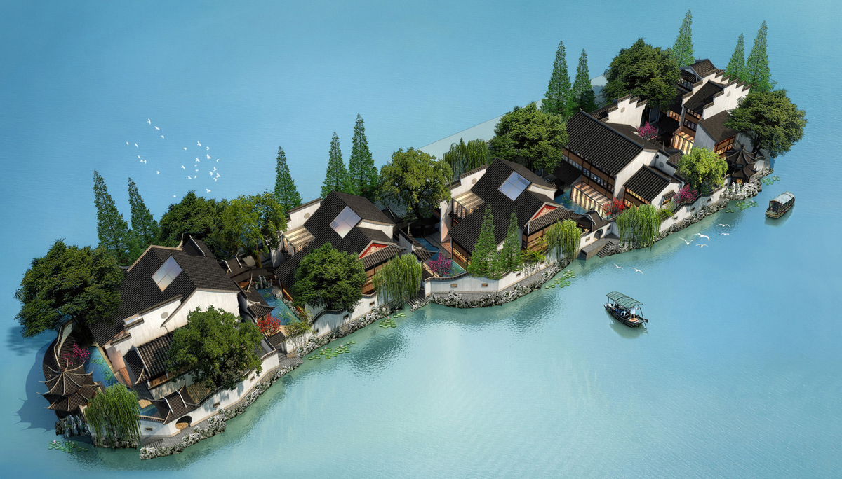Jiangxi Lushan Wenlv New  Town 